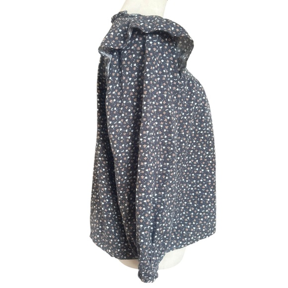 Rylee + Cru Ditsy Roony blouse sz medium - Picture 5 of 10